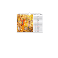 Kalendarz A4 poziomy klasyczny